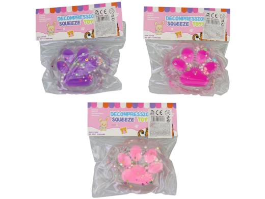 Tlapka v sáčku, 9cm, 12ks v boxu