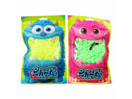 Červi v sáčku, svítí ve tmě, 18 x 13 cm