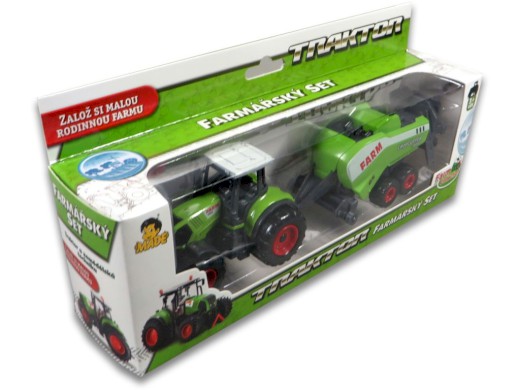 90773 - Traktor s přívěsem 27 cm