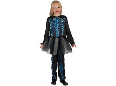 01793 - Šaty na karneval - kostra, 130-140 cm