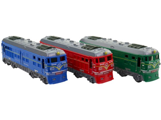 Lokomotiva, 8 ks v display boxu, 18 cm