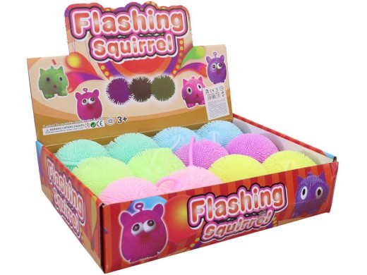 18875 - Míček svítící, 9 cm, 6 barev