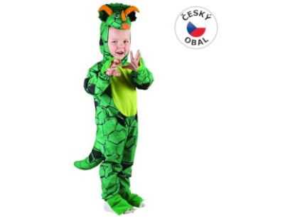 09711 - Šaty na karneval - Triceratops, 80 - 92 cm