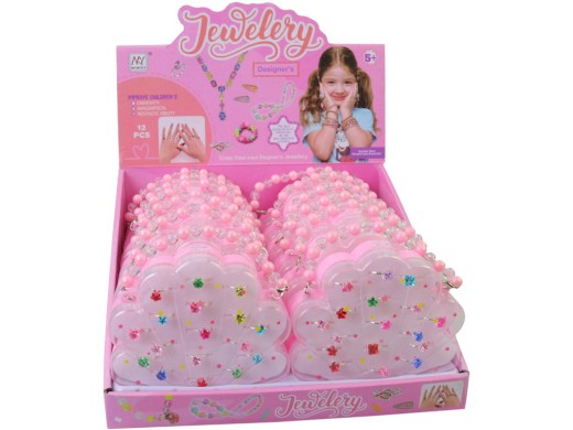 Prstýnky sada, 12 ks v display boxu, 14 x 1 x 13,5cm