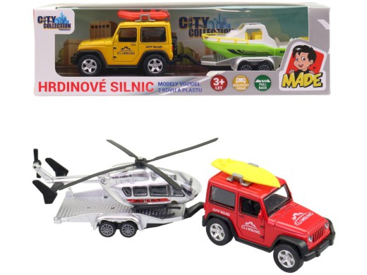 Auto s přívěsem, 21 cm