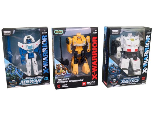 14026 - Robot - auto, měnící se, 12 x 12,5 cm