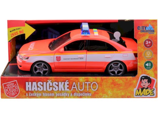 Hasičské osobní auto s českým hlasem, CZ box