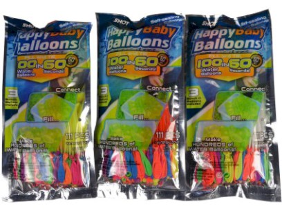 62367-97589 97589 - Vodní bomba, 25 cm, 111 ks za 60 s, 30 x 15 cm