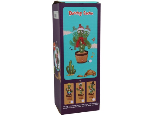 16193 - Kaktus tančící, světlo, 14 x 11 x 31 cm