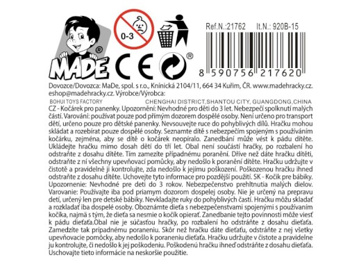 Dětský kočárek, hluboký