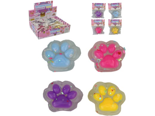 Tlapka v sášku, 8cm, 20ks v boxu