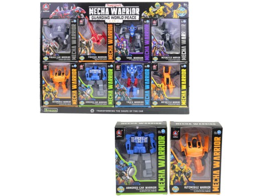 Měnící se robot, 8 ks v display boxu