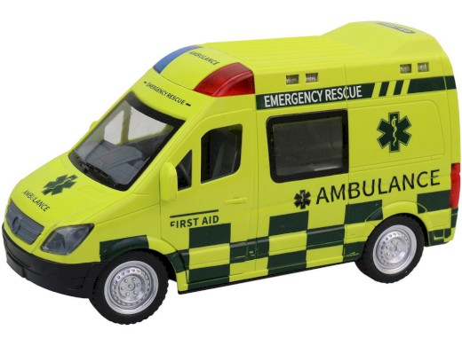 15836 - Ambulance na ovládání, 22 x 12,5 x 8,5 cm