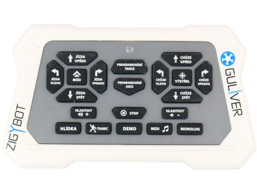 01788 - MaDe Robot policejní Guliver, 22 funkcí, modrá