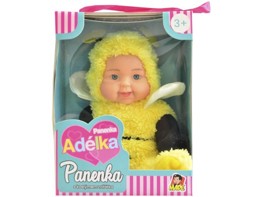 11638 - Panenka - zvířátko, 22,5 cm