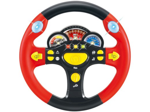 MaDe zvukový volant červená slovenský mluvící