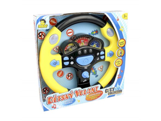 MaDe zvukový volant červená česky mluvící