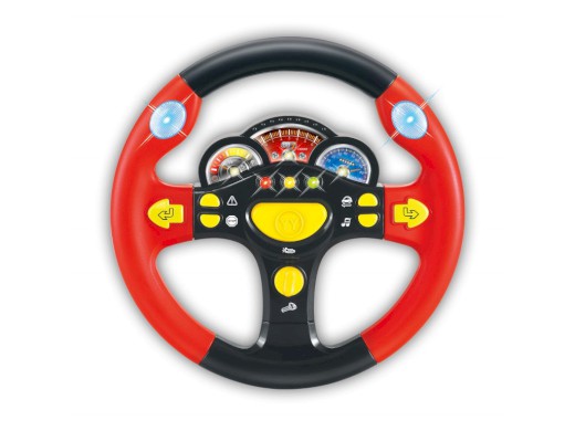 MaDe zvukový volant červená česky mluvící