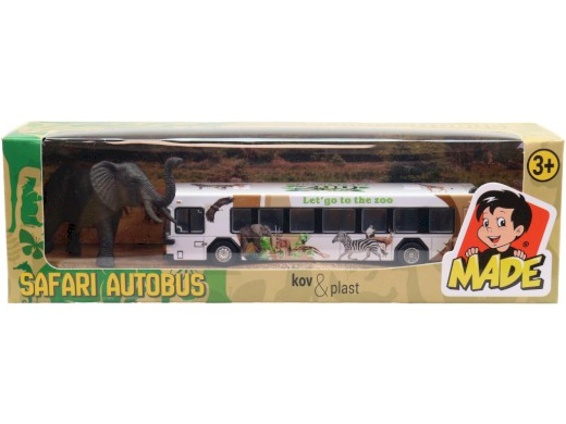 Autobus safari a zvířátko