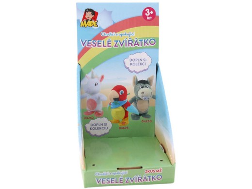 04262 - Jednorožec opakující a chodící 23 cm