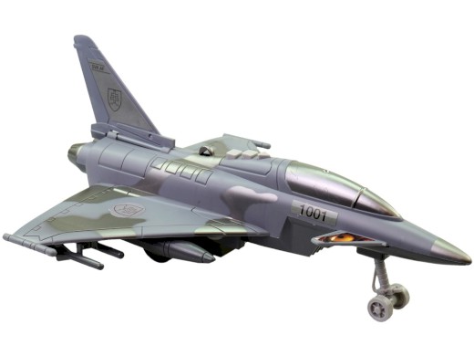 Made Stíhací letadlo SK na setrvačník na baterie se světlem a zvukem