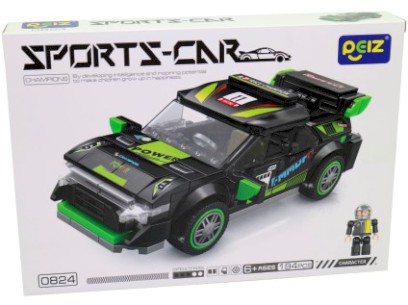 Malý mechanik kostky, závodní auto, 194 kostek