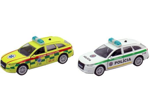 06442 - Policie, ambulance,SK 11cm, pullback