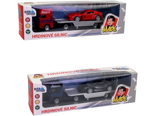 14856 - Tahač odtahovka, kovový, na zpětný chod, 18,5 x 4 x 4,5 cm