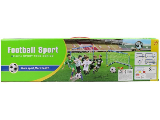 Fotbalový set, 2 branky s míčem a pumpičkou a příslušenstvím