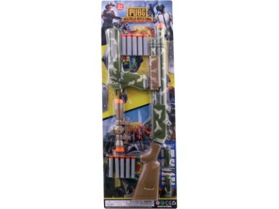 Samopal s příslušenstvím na kartě