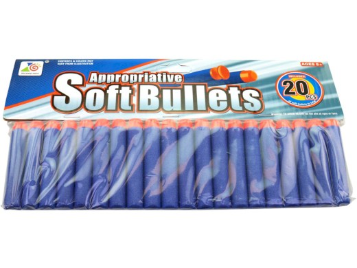 00306 - Náboje softové, 20 ks, 16 x 28 cm