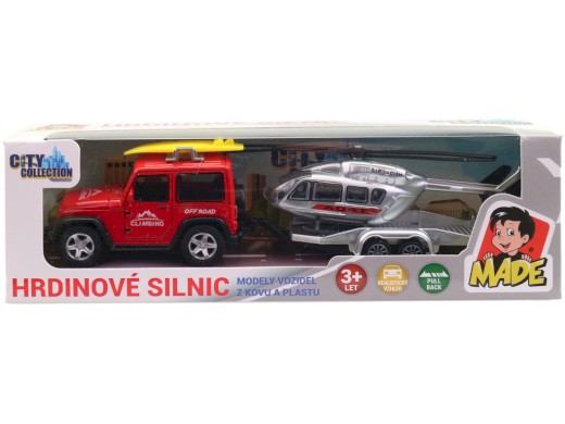 Auto s přívěsem, 21 cm