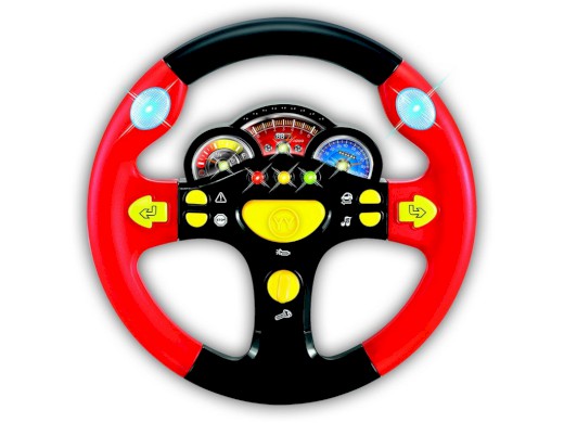 MaDe zvukový volant červená česky mluvící