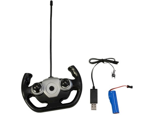 07753 - Autobus na dálkové ovládání, 4 kanál, se světlem, 27mhz, 40 x 13 x 13 cm