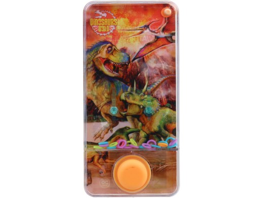 Vodní hra Jurský park, 14 x 7 x 2 cm, 24 ks v display boxu