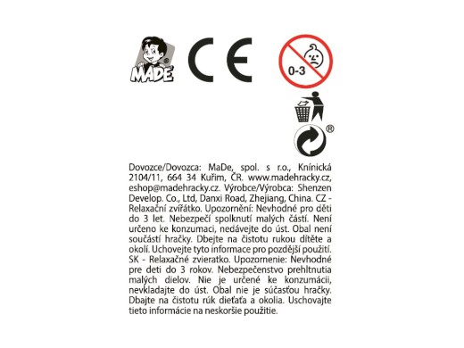 Medvídek v sáčku s srdíčkem, 8cm, 12 ks v boxu