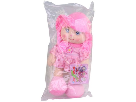 13618 - Panenka textilní se zvukem, 26 cm