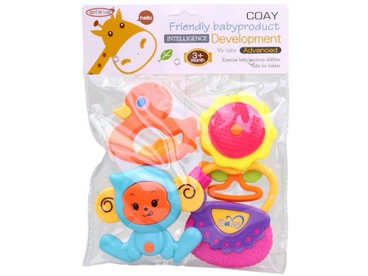 18141 - Chrastítka, 5 ks, 8,5 x 10 cm