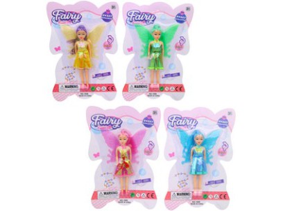 16820 - Panenka víla, 4 barvy, 15,5 cm