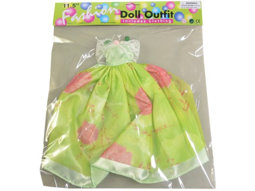 59728 - Šaty plesové pro panenku, 21 druhů - mix, 26 cm