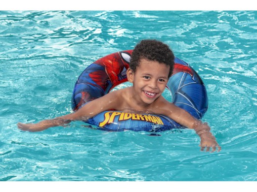 BW98003 - Bestway Nafukovací kruh Spider-Man, 56 cm