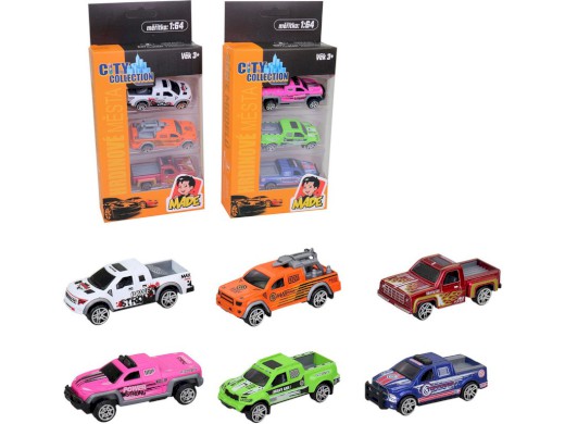 16878 - Auta kovová, nákladní, 2 druhy