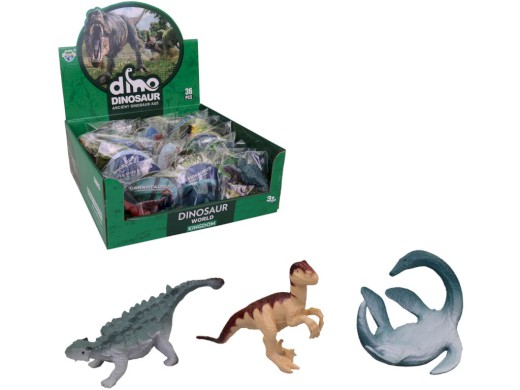 Zvířátka svět dinosaurů, 36 ks v display boxu, 9 cm