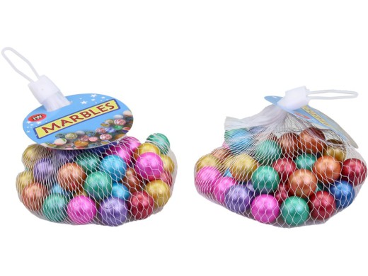 Kuličky barevné 40+1 ks, v síťce