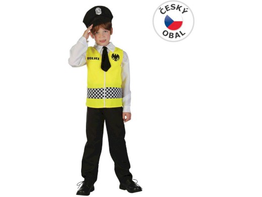75047 - Kostým na karneval Policie, 120-130cm