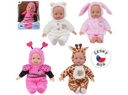 03704 - Panenka zvířátko, 33 cm