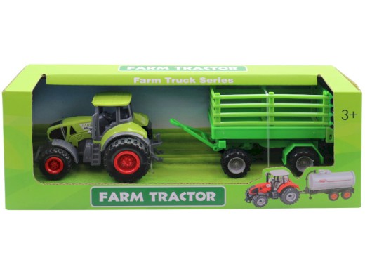 Traktor s přívěsem, 21 cm