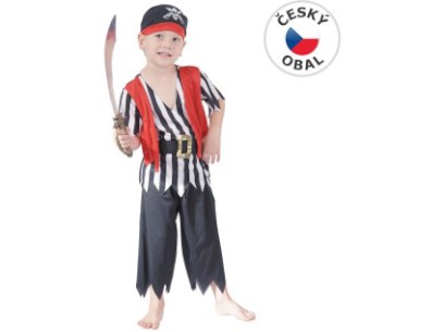 24607-55590 55590 - Kostým na karneval Pirát,92-104cm