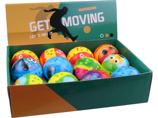 Míček včelky, 12 ks v display boxu, 6,5 cm