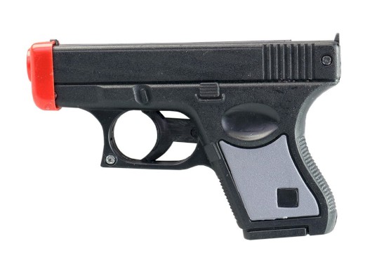 65327 - MaDe Pistole s kuličkami na kartě, černá